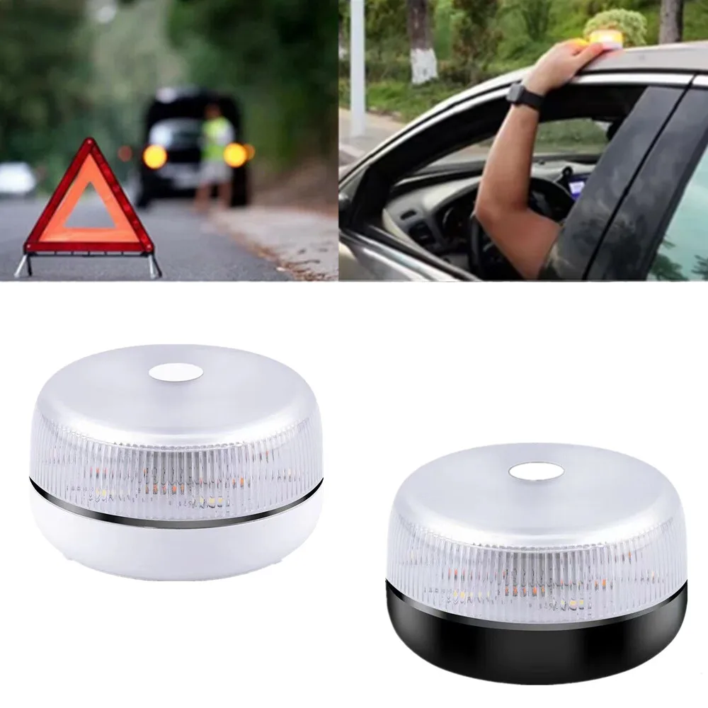 

USB Emergency Light V16 Car Strobe Light LED Road Flashing Warning Light Magnetic Induction Light Car Safety Road Beacon Light