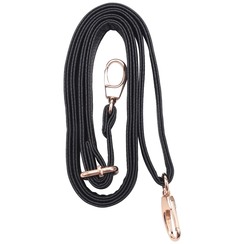 

AT33 4X DIY Replacement Leather Bag Shoulder Strap Handle Cross Body Adjustable 140 X 2Cm, Black