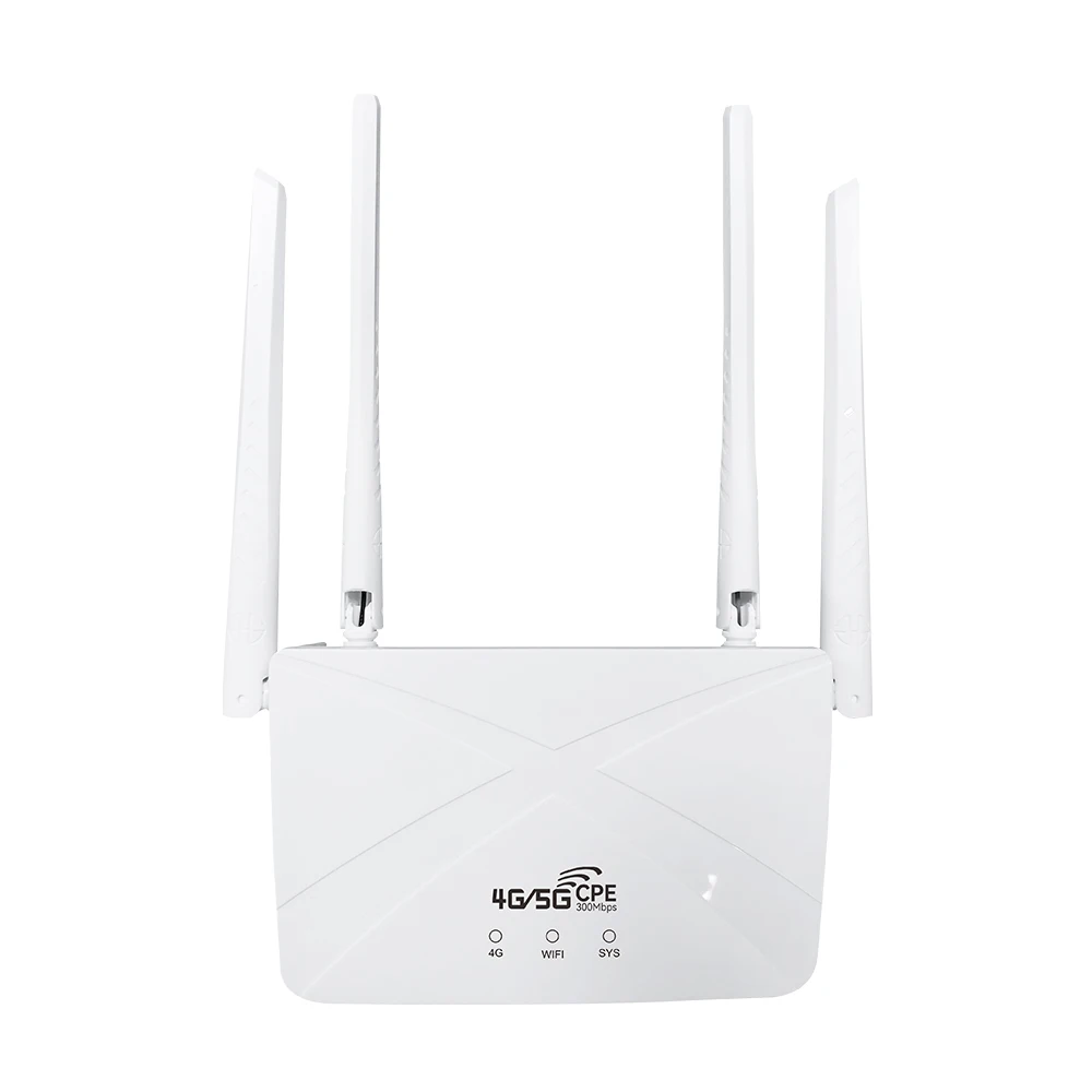 Imagem -03 - Eatpow 4g Wifi Roteador com Slot para Cartão Sim Hotspot 4g Cpe Antena 16 Usuários Wan Lan 300mbps Wifi Roteador sem Fio Modem Lte Dongle