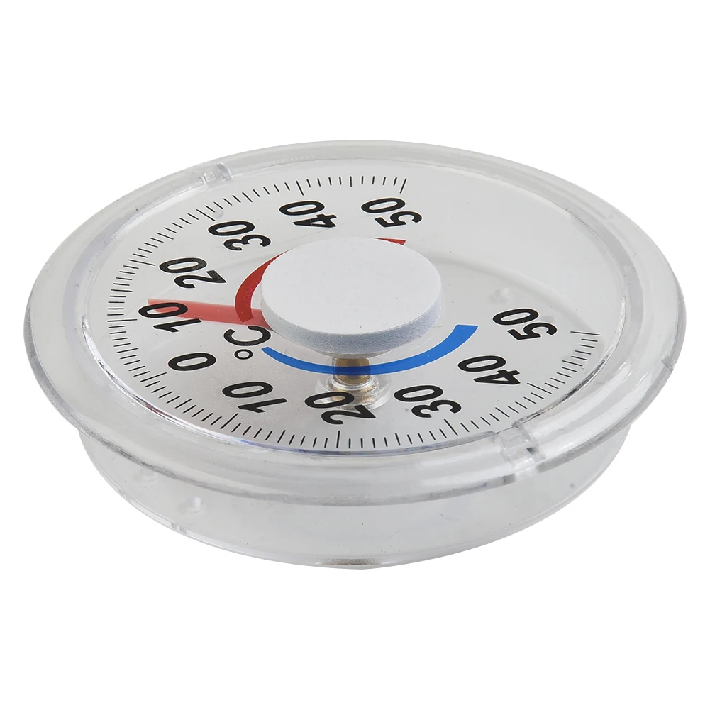 Circular Thermometer For Window Greenhouse High Accuracy Indoor And Outdoor Measuring Metal Pointer Plastic Round