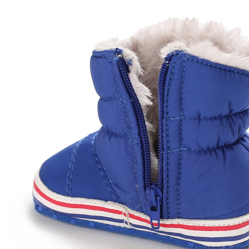 0-18M Winter Neue Baby Weichsohlen Warme Dicke Schneestiefel Bequeme Alltags-Freizeitschuhe für Säuglinge und Kleinkinder – Detail 15