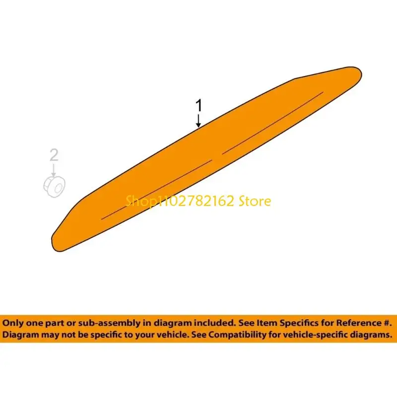 

547B Direct Replacement Vehicle High Mount LED Center Brake Lamp 84701AJ042 84751FJ010 For Legacy Crosstrek Impreza 2012 2016