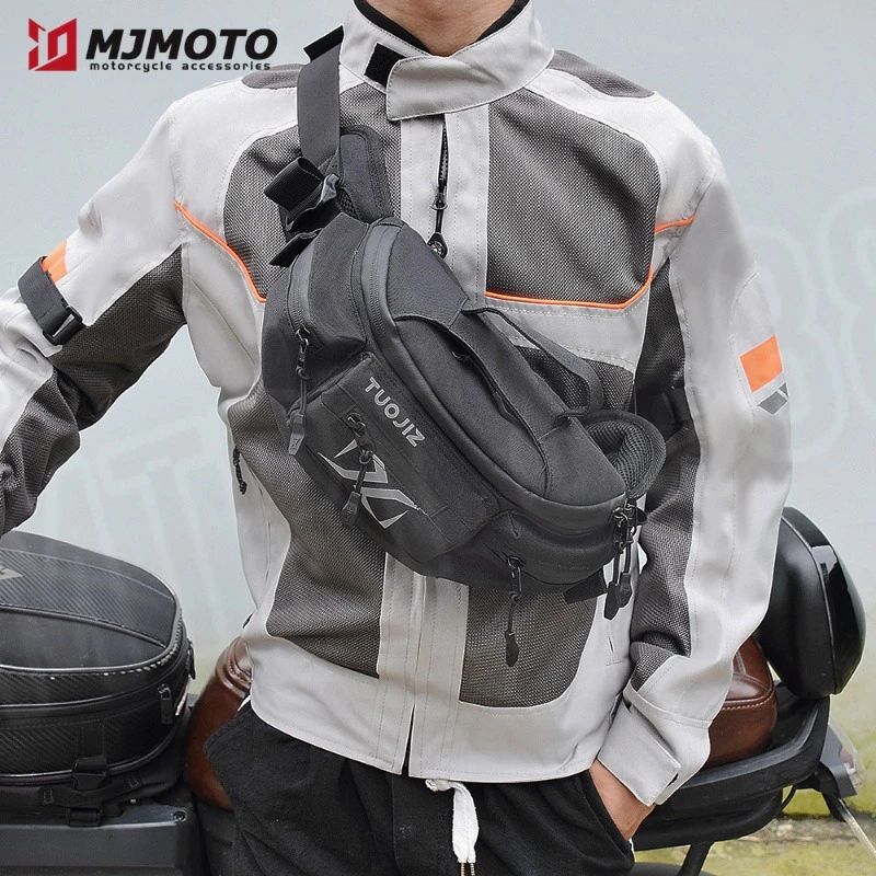 Motorcycle Waist Bag Waterproof Motorcross Racing Purses Waist Pack Leg Bag Waist Motorbike Riding Moto Belt Pack Men Women