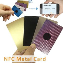 Tarjeta de visita Digital NFC para coche de negocios, tarjeta de fibra de carbono NFC, sin contacto, para compartir, tarjeta de visita ejecutiva inteligente NFC, NO se necesita aplicación