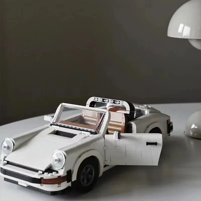 1458PCS Tecnico Retro Città Turbo Sport Auto Building Blocks MOC Assemblare Veicolo Mattoni Giocattoli Regali Per Bambini Adulti