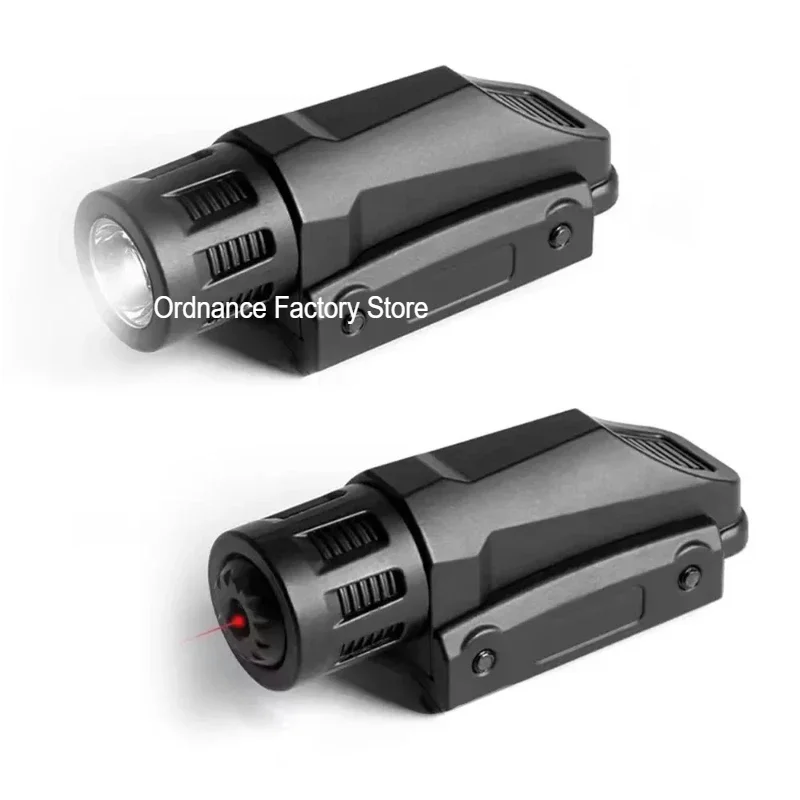 Tactical Metal/Plastic Flashlight Red Dot Live CS Infrared Laser Sight Weapon Lights for 20MM Rail Hunting Glock Accessories