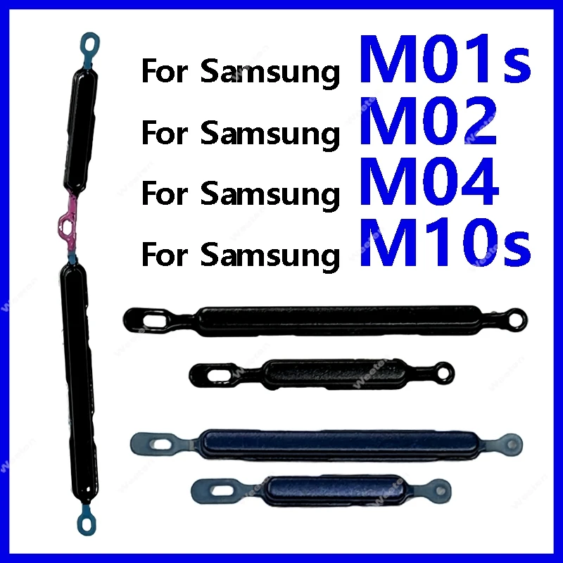 

Phone Volume Side keys For Samsung Galaxy M01s M02 M04 M10s SM-M017F MO22F MO45F M107F On / Off Power Button Replacement Parts