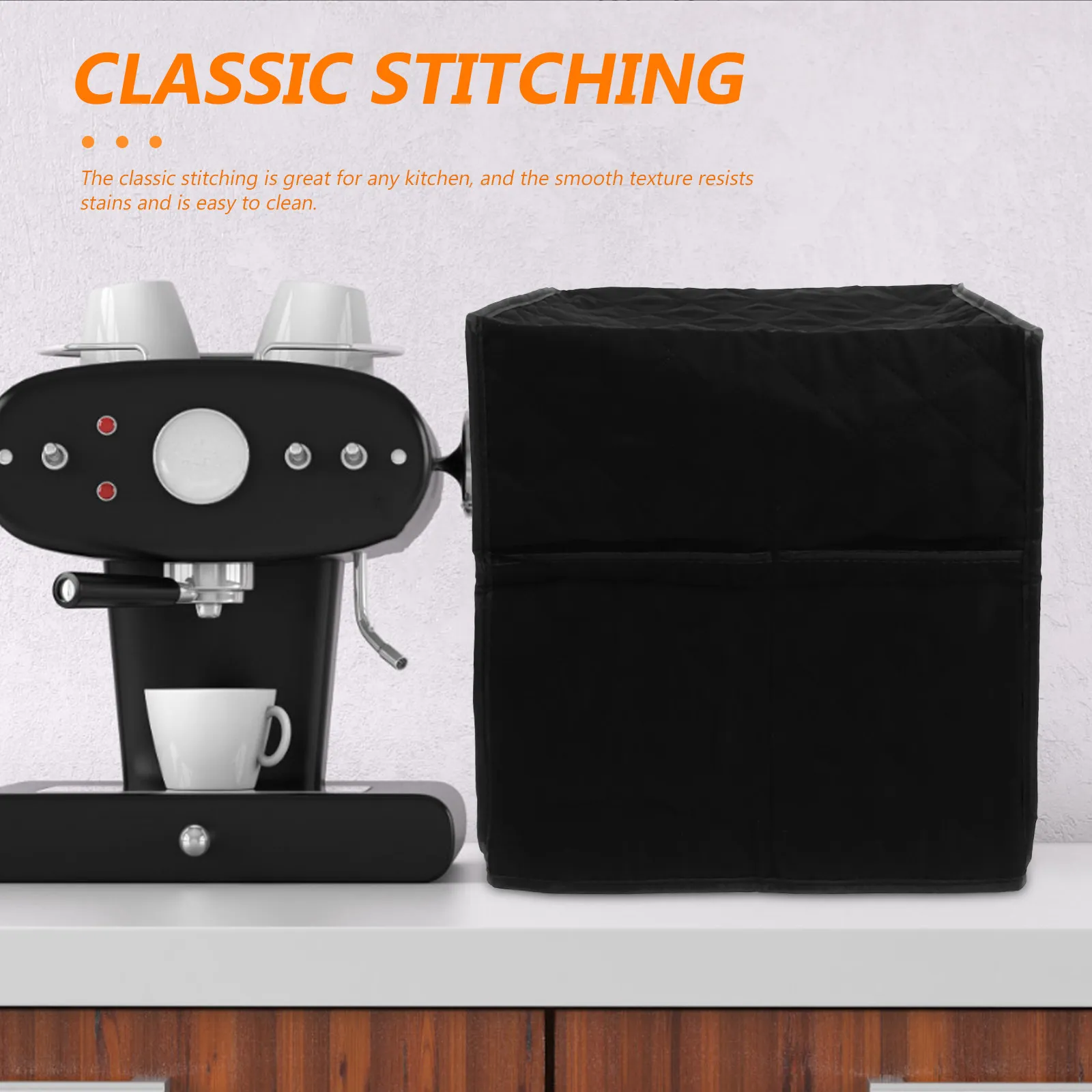 Premium Coffee Machine Cover Reusable Splash Proof Dust Protector for Espresso Machines Kitchen Appliance Protective Sleeve