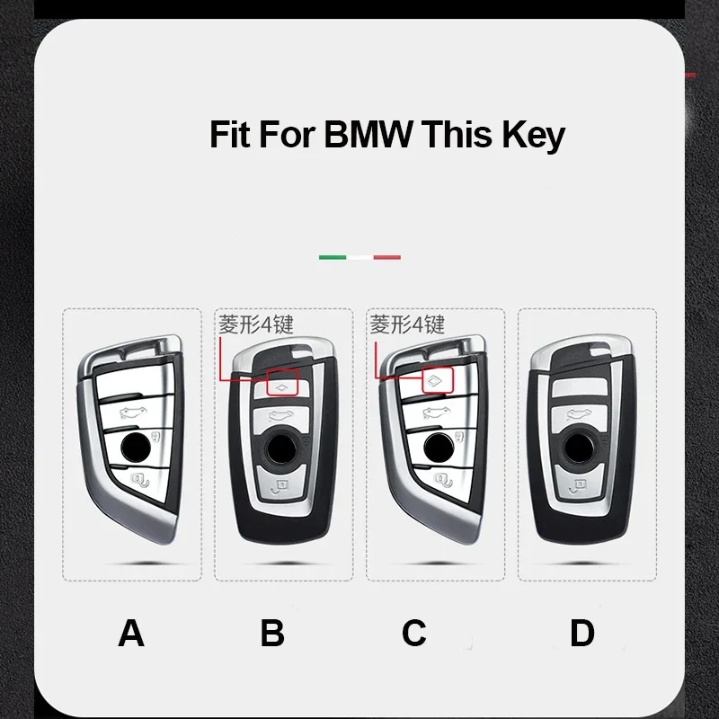 Afbeelding 3: Voor BMW 1 2 4 5 7 6 Serie F30 M2 M6 M3 M4 M5 M8 X3M X5M X1 X4 X5 X6 IX3 Z4 I4 GT F10 F11 F15 Suede Autosleutel Case Cover Shell