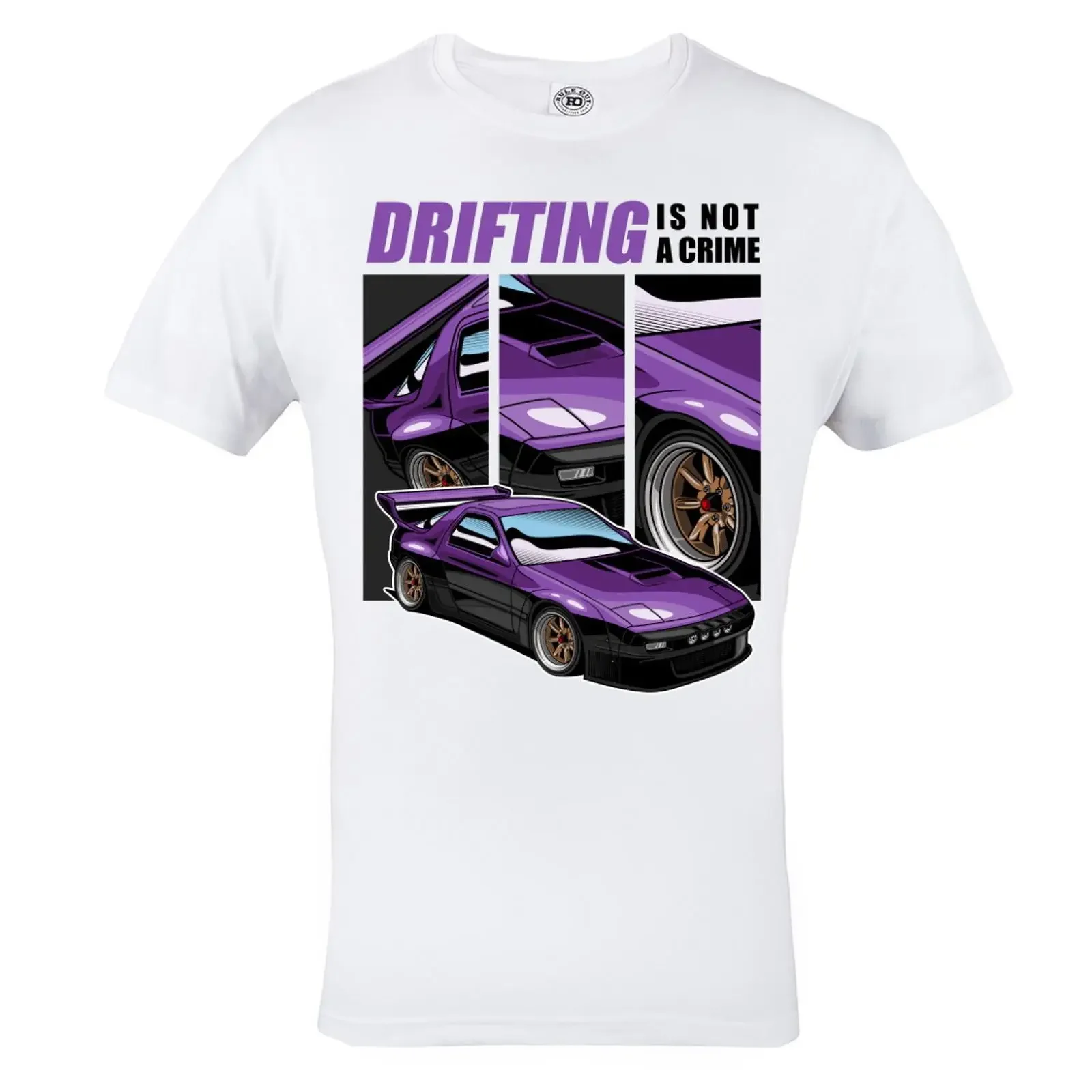 HERREN AUTOMOBIL T SHIRT MIT AUFDRUCK FÜR AUTOFAHRER AUTO RENNFAHRER RENNWAGEN vintage Washed Stylish Casual