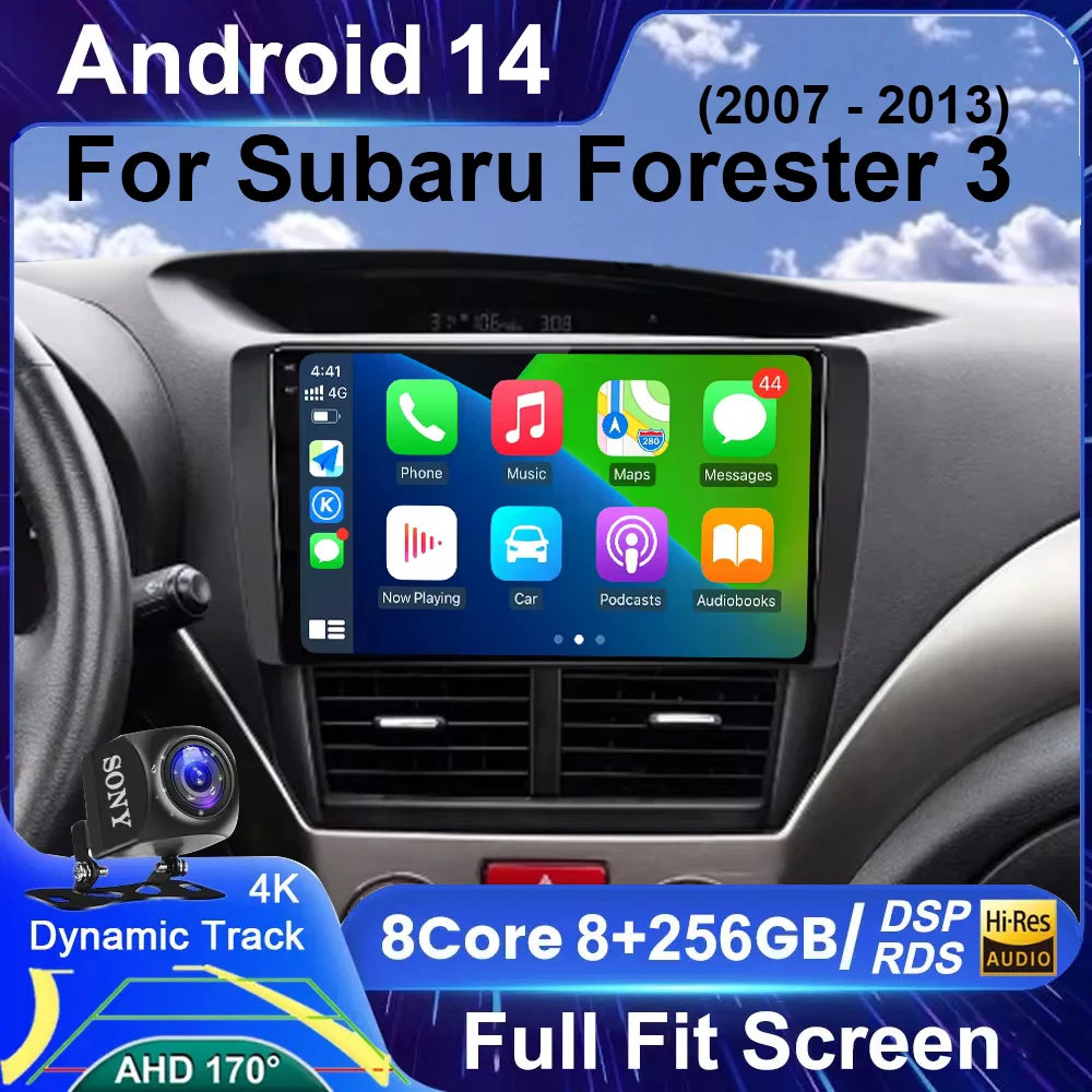 

Android 14 Car Radio For Subaru Forester 3 SH 2007 - 2013 For Subaru Impreza GH GE 2007 - 2011 Multimedia Player Navi GPS 4G DSP