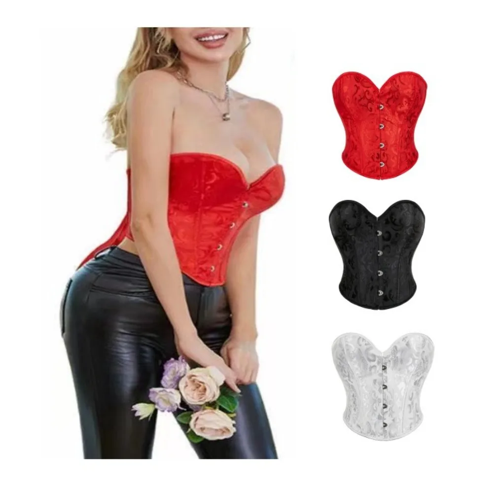 

Ropa Sexy Mujer Lenceria Corset Gothic Latex Corset Steampunk Red Corset Lenceria Bodys Sexy Mujer Espartilho Sexy Shop Bustier