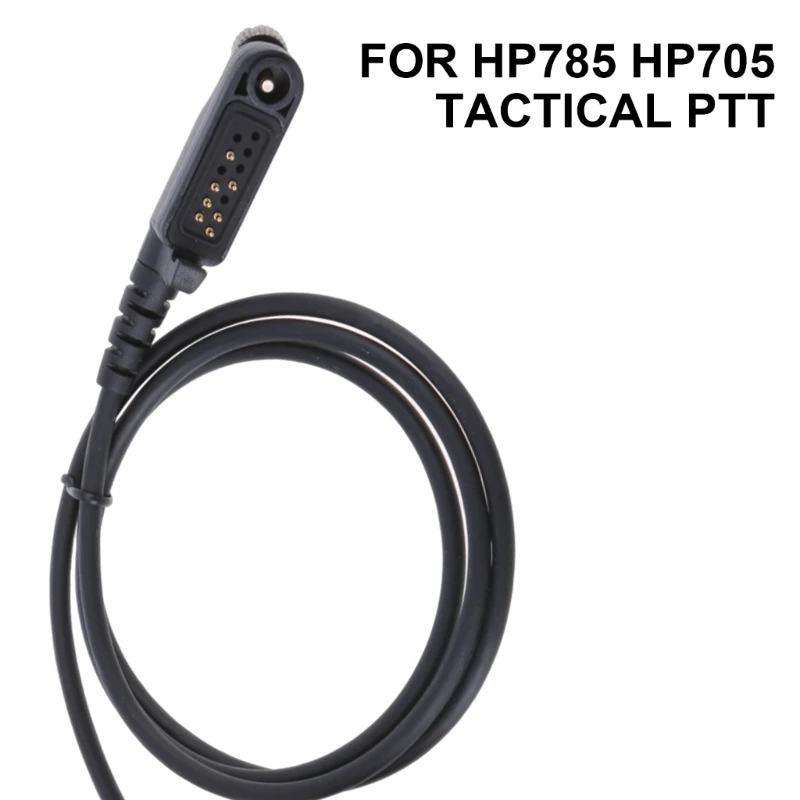 Adaptador U94 PTT para HP785 HP705, adaptador auriculares Walkies Talkies con enchufe 2 pines