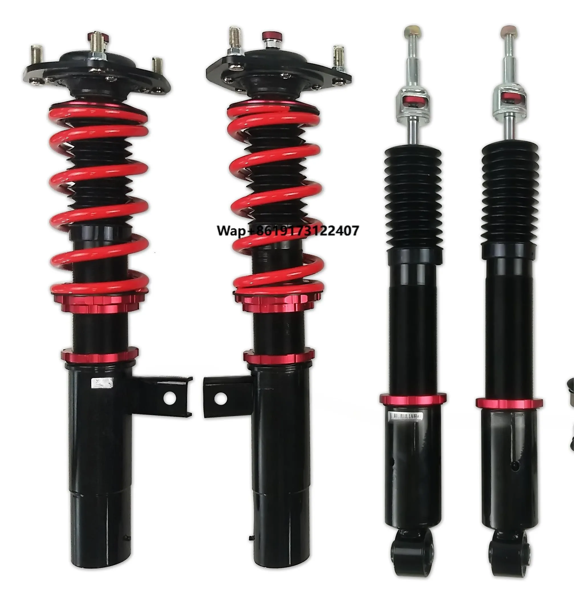 

Custom Mono-Tube 30 Steps Adjustable Front Rear Coilover Shock Absorber for Auto Cars