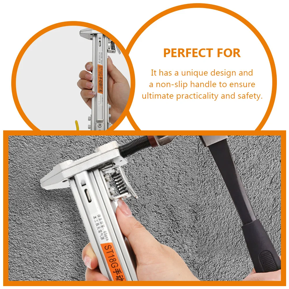 Nail Fastening Tool Manual Metal Nailer Tool Unique Design Non Slip Handle Save Time Effort Improve Work Efficiency Multipurpose
