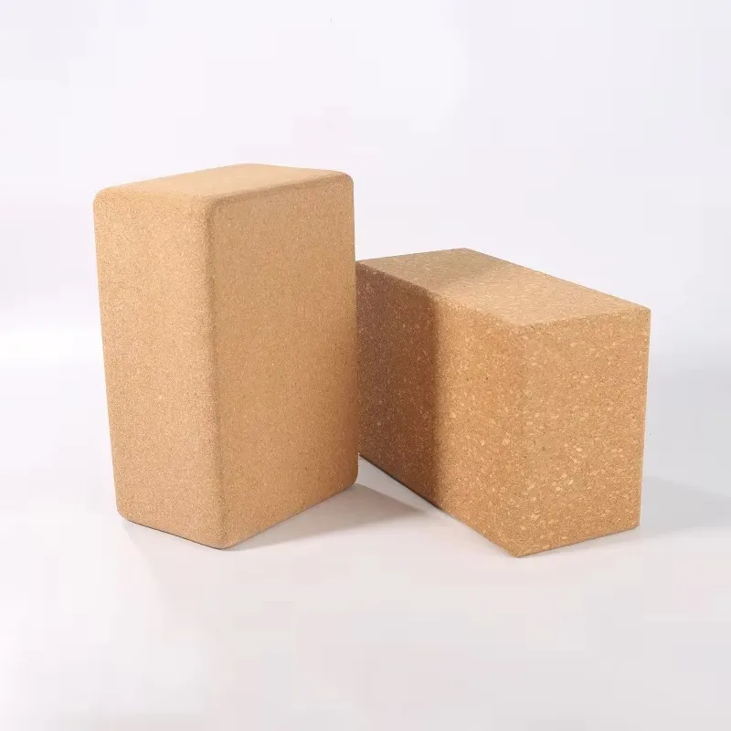 YTYIN Custom Printing Home Use Fitness Exercise Relaxation Muscle High Density Cork Design Yoga Block