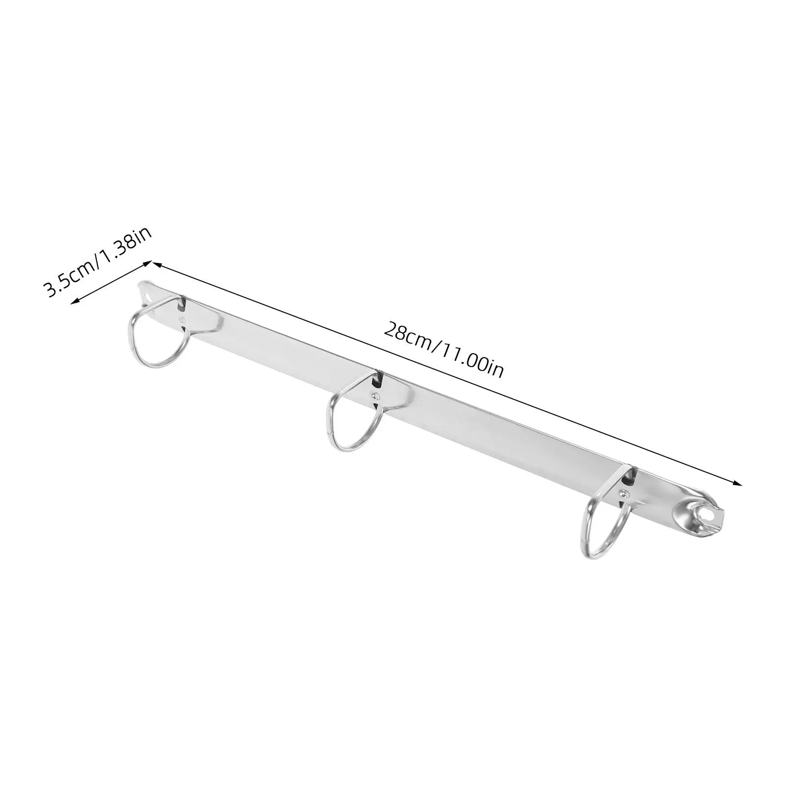 DIY Loose Leaf Binder Rings 2-Ring Zinc Alloy Sturdy Scrapbook Book Binding Notebook Clips Portable Stylish for Business School