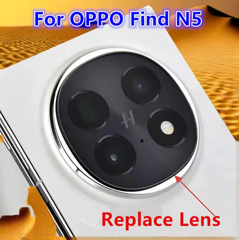 

Объектив камеры FindN5 N 5, стеклянный корпус камеры OPPO Find N5, задняя крышка объектива, запасные части