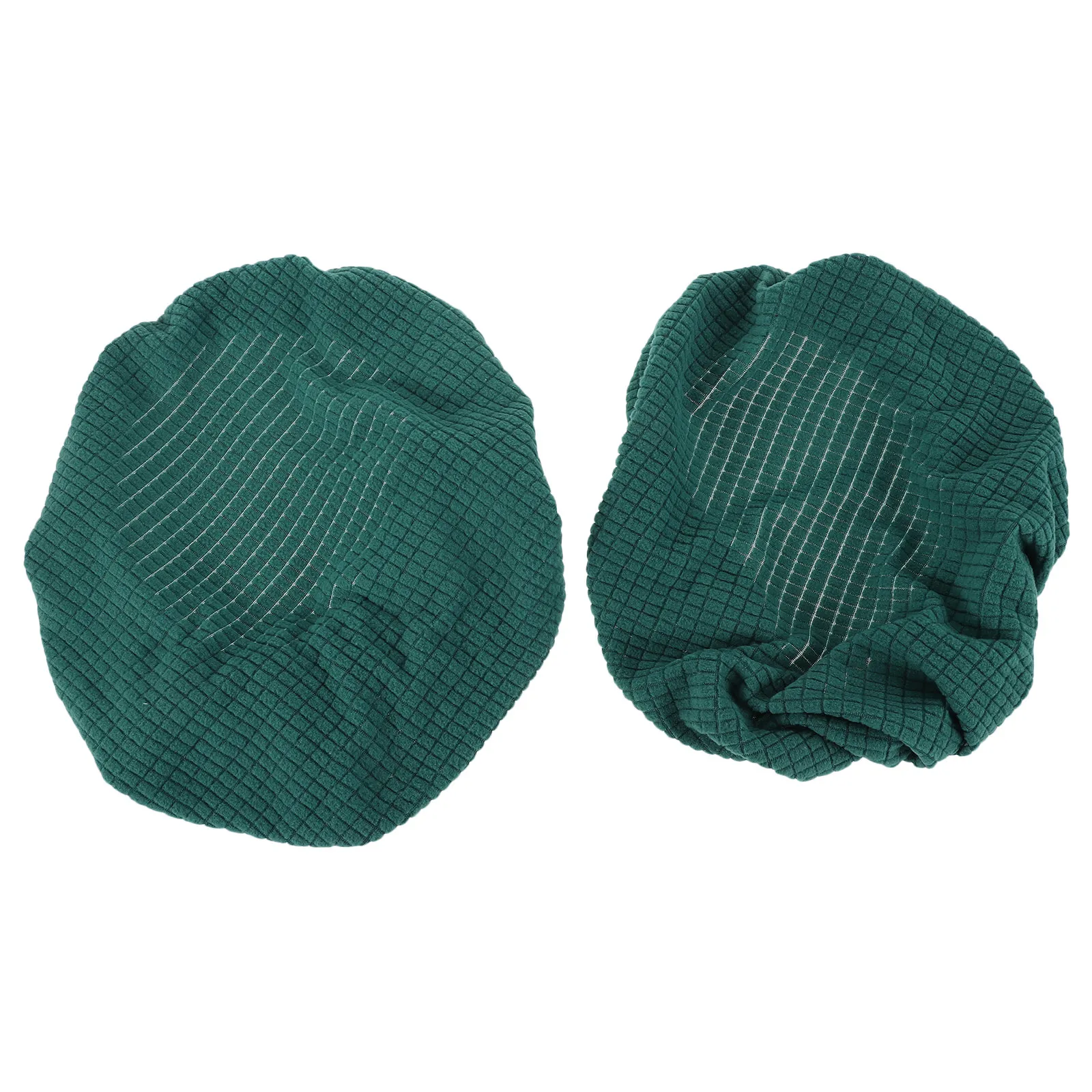Round Stool Covers 2 Pack Dustproof Polyester Seat Cushion Protectors Easy Fit Slipcovers for Swivel Chairs