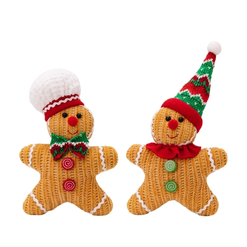 2025 New Unique Gingerbreads Man Holiday Charm for Christmas Tree and Room Embellishment