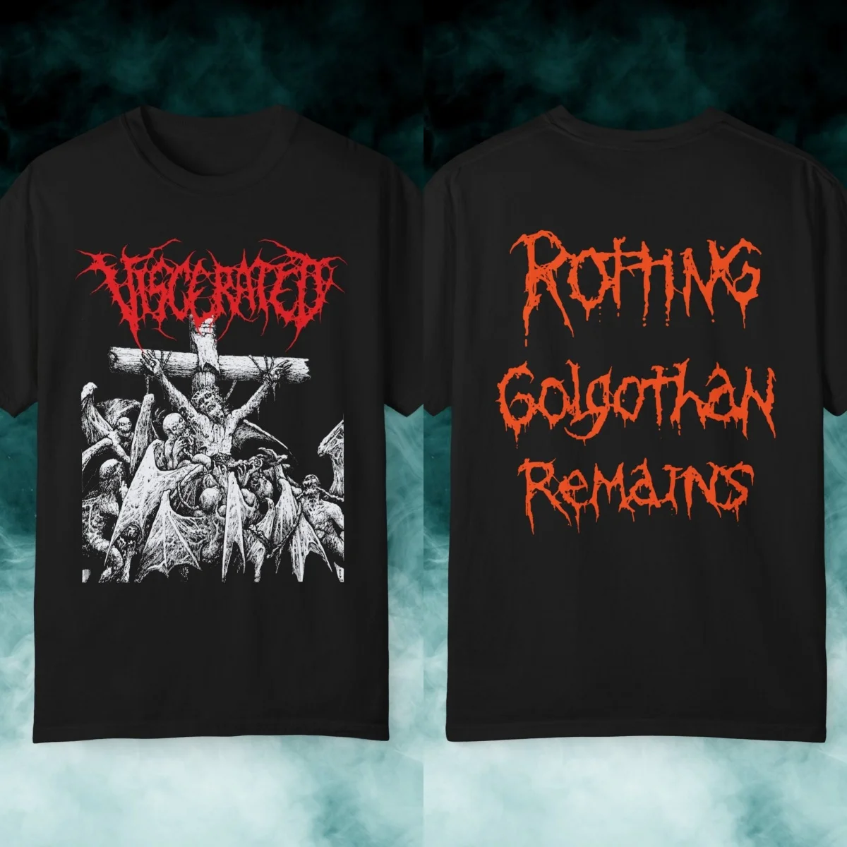 Viscerated  Rotting Golgothan Remains Graphic T-Shirt Cotton Men Women Streetwear Tee