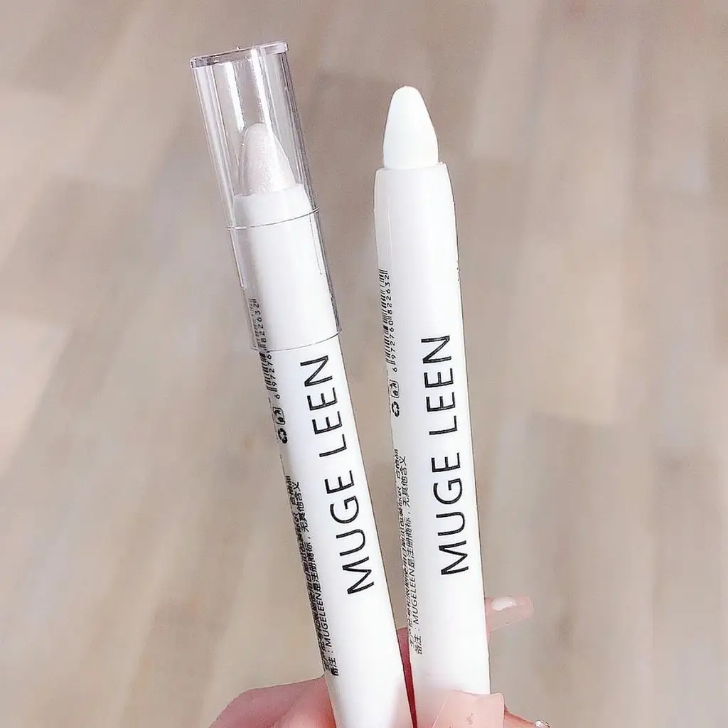 Glitter Markeerstift Parelmoer Liggende Zijderupspotlood Waterdicht Langdurig Verhelderende Ogen Stok Wit Zilveren Oogmake-Up