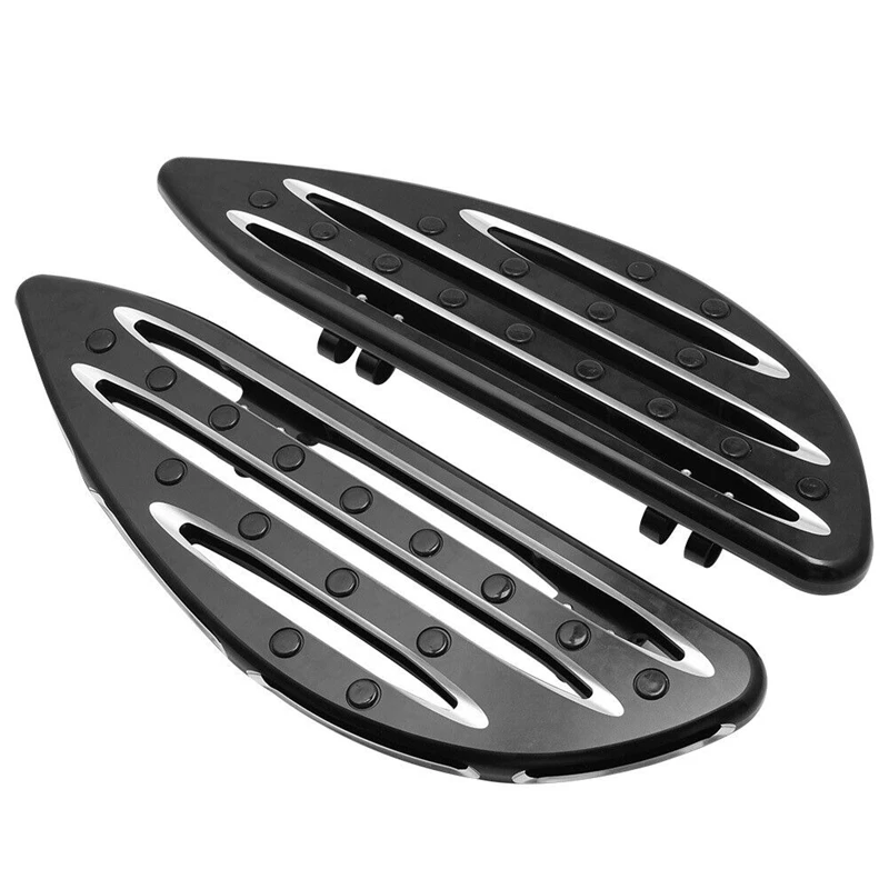 Driver Stretched Floorboards Foot Boards For  Touring Softail Dyna Fatboy Parts Accessories