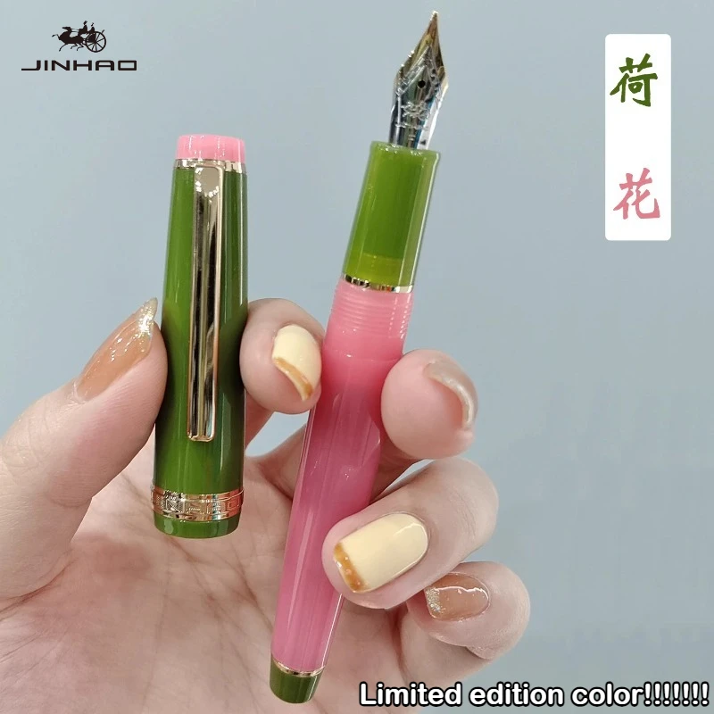 Limited Edition! JINHAO 82 Fountain Pen Customized Mixed Macaron Color Acrylic EF/F/M/Bent Nib School Office Supplies Stationery
