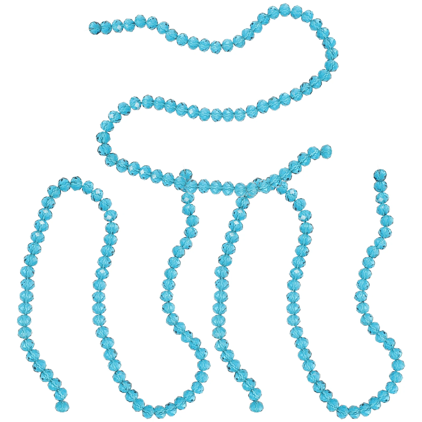 

3 Strips Jewelry Crystal Glass Beads Bracelet DIY for Making Kit Spacer Jewellery