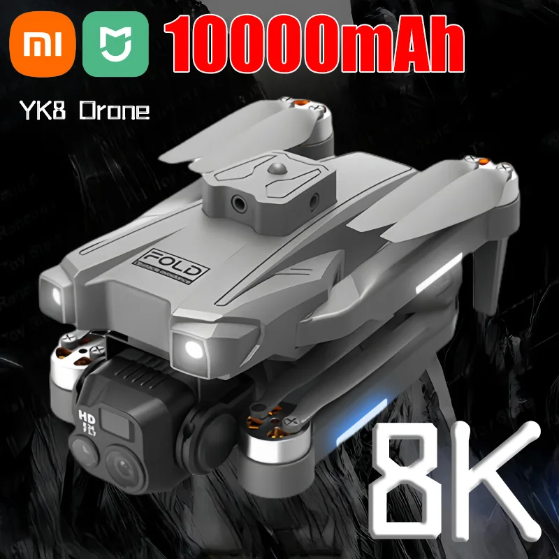 

Квадрокоптер XIAOMI YK8 с HD-камерой, 1000 м, 8 к