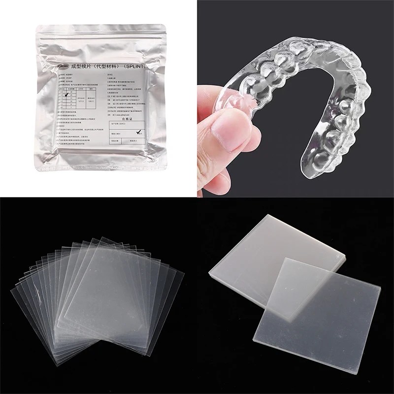 

10/15/20 Pcs Dental Lab Orthodontic Splint Retainer Slice Vacuum Forming Sheet Soft Hard 1.0/1.5/2.0mm Thermoforming Material