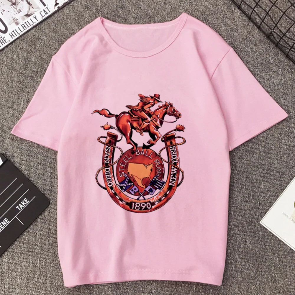 Steel Ball Run Jojo Bizarre Adventure t shirt teen dollette kawaii anime aesthetic grunge tshirt anime japanese dollette graphic