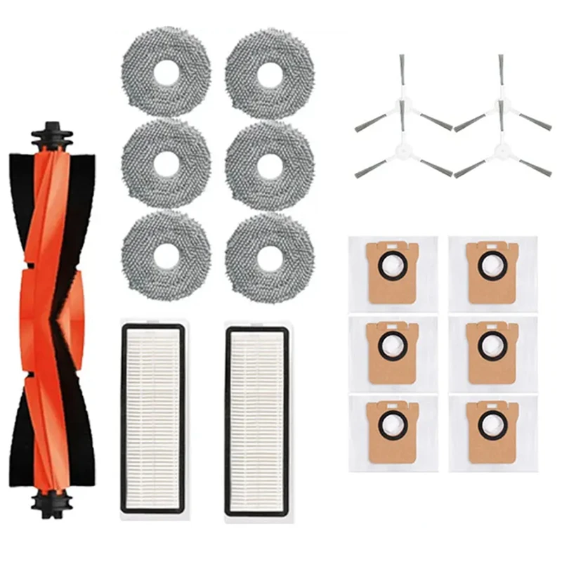 

For Xiaomi Robot Vacuum X20 + / X20 Plus Accessories Dust Bag Mop Cloth Main Side Brush Hepa Filter Replacement Parts-Newest