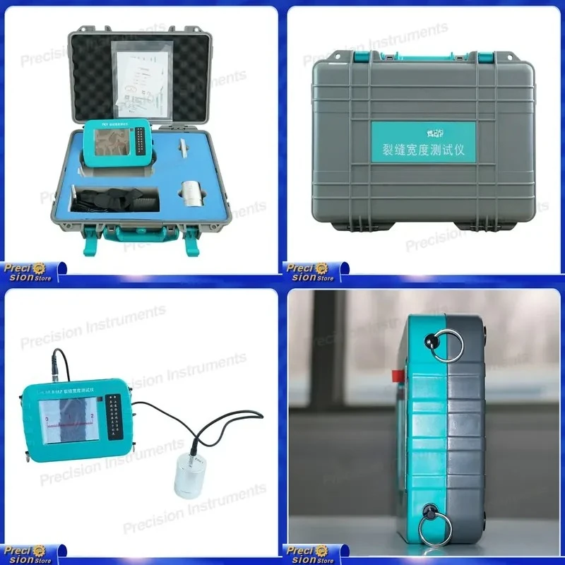 For Digital Crack Width Gauge Meter Tool Automotive Motorcycle Repair Inspection Wall Pavement Bridge Concrete Fracture