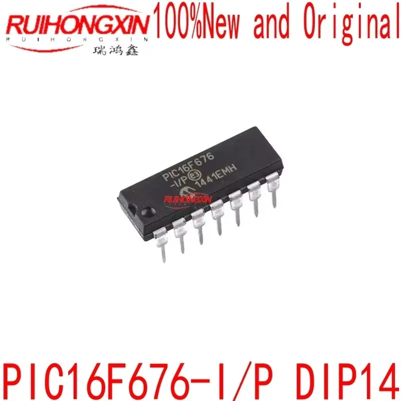 PIC16F676-I/P original microchip direct plug DIP-14 imported new PIC16F676