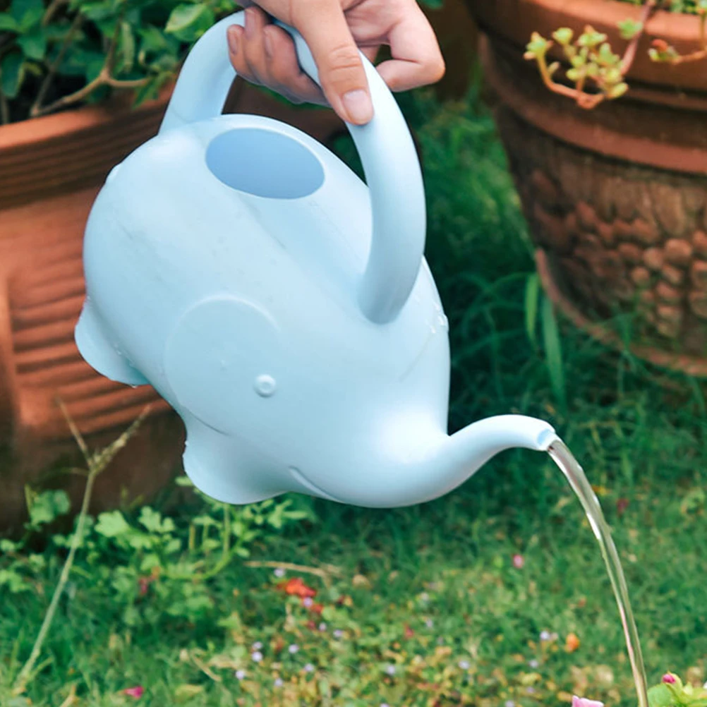 2 قطعة وعاء سقي مفيد الحلزون والعجل الفيل النمذجة تصميم بسيط تجربة عملية لحدائق سقي