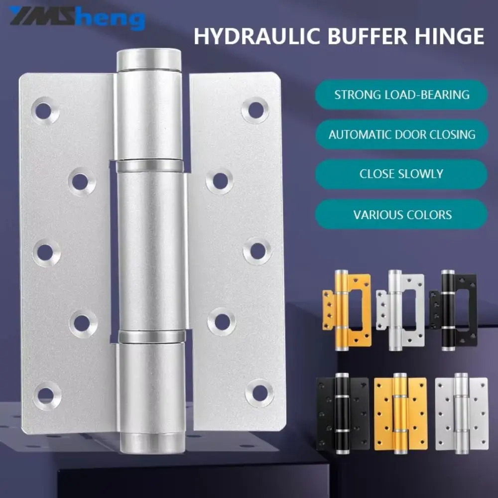 

Silent Close Hydraulic Adjustable Hinge Invisible Mounting Folding Automatic Door Closing Device Furniture Fittings