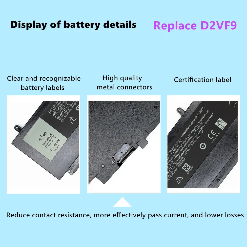 

Аккумулятор для ноутбуков Dell Inspiron 15 7547 7548 7549 Series, Vostro 14 5459 D2VF9 0PXR51 PXR51 4P8PH YGR2V 0YGR2V