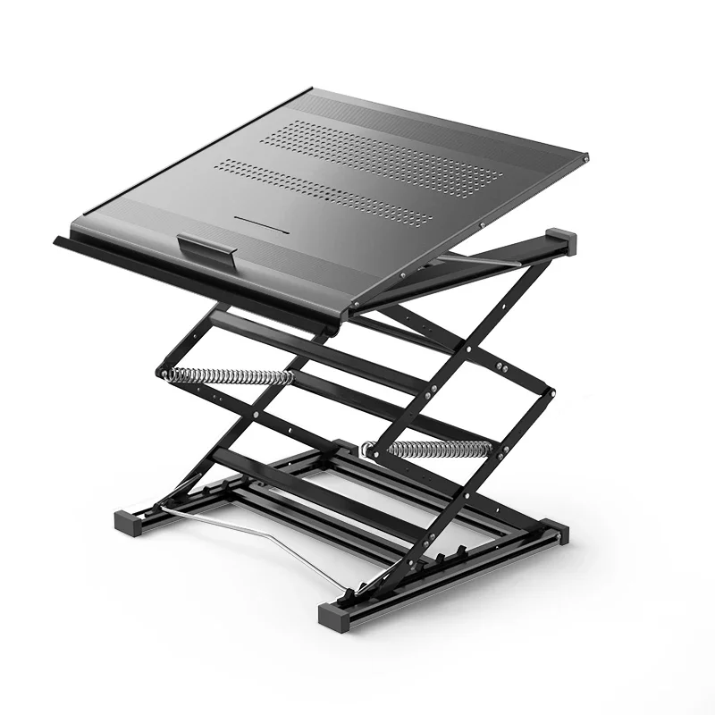 Standing laptop height-adjustable desk folding desktop height-adjustable frame and eye-level stand Laptop Parts Accessories
