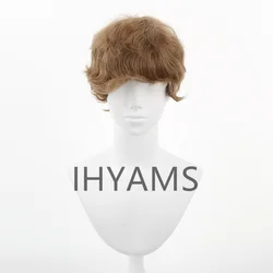 Newt Scamander Wigs Short Synthetic Hair Cosplay Wigs Curly Anime Wigs