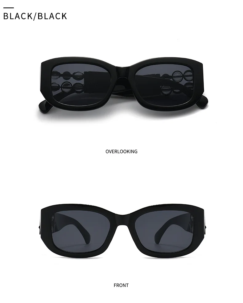 Damen-Sonnenbrille, modische Cat-Eye-Sonnenbrille, großer Rahmen, lila Farbverlauf, Damenbrille, Sonnenbrille für Damen – Detail 9