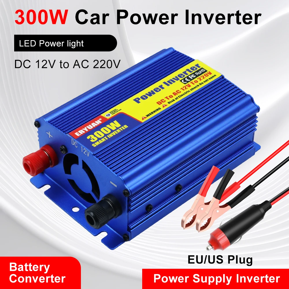 Auto Power Inverter 300W Multi-szenario Verwenden Batterie Konverter Auto Netzteil Inverter Multifunktionale Für SUV RV Lkw anhänger