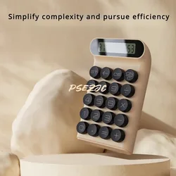 Mechanical Button Calculator Is A Good Helper for Accounting and Calculation Calculator desk decoration