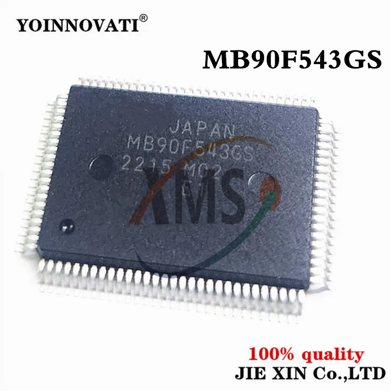 

2PCS MB90F543GS MB90F543 MB90F543G QFP-100 Chip