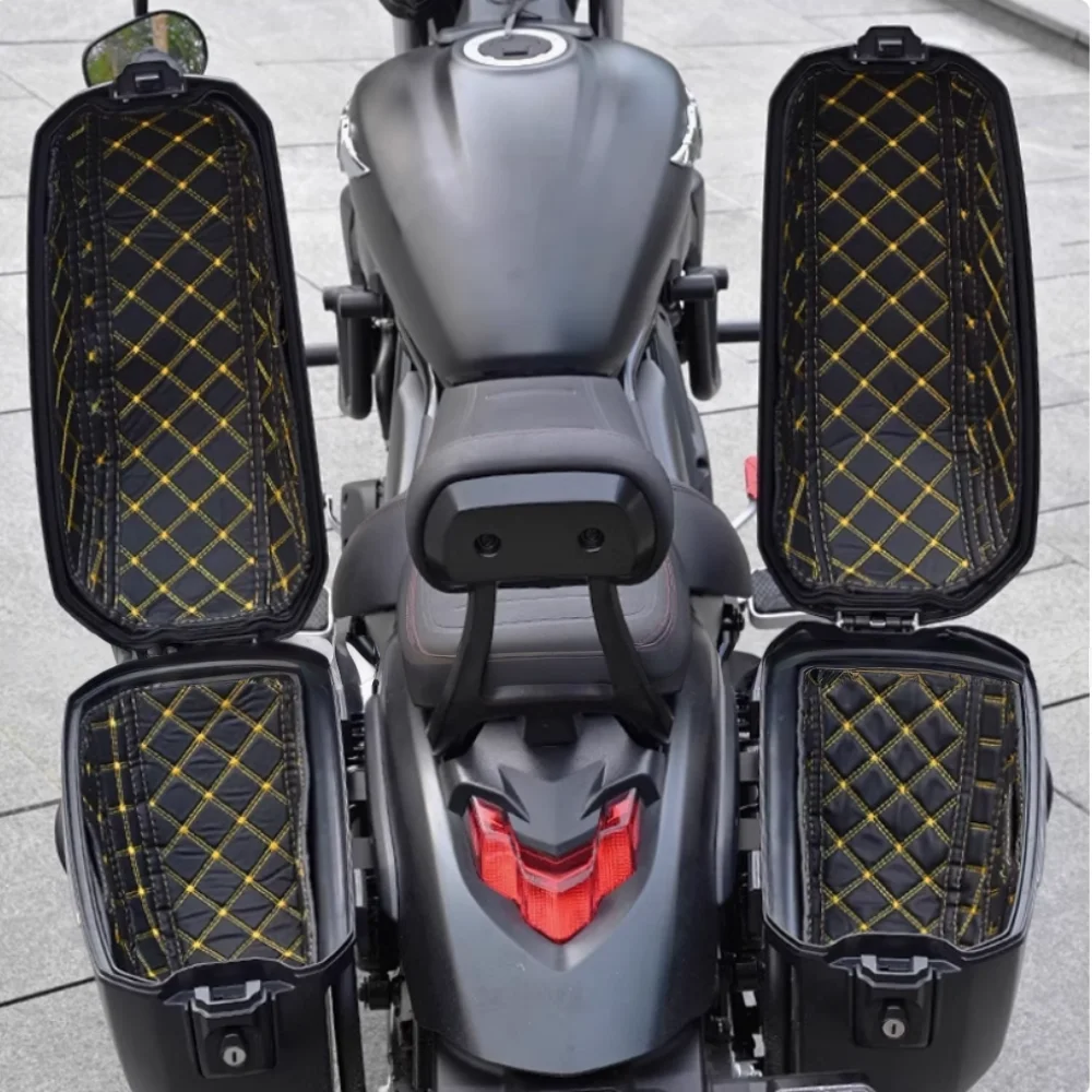Suitable for Haojue Tr300/Gzs150 motorcycle side box inner liner tr150g modified inner pad toilet pad tail special box