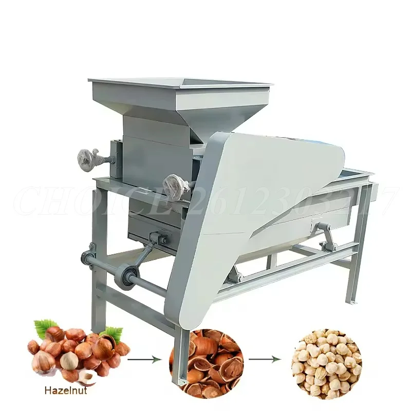 

Automatic Manufacture Nut Cracker Shelling Peeling Machine Hazelnut Pine Nut Walnut Shelling Machine Almond Cracking Equipment