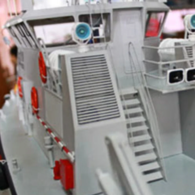 1/30 RC Coast Guard Ship Model Finished Electric Remote Control Ship Model Toy Hong Kong Marine Police Ship Model