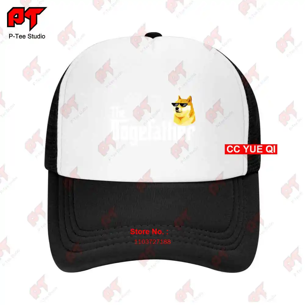 The Dogefather Dogecoin Doge Hodl On The Moon Baseball Caps Truck Cap 1ECA