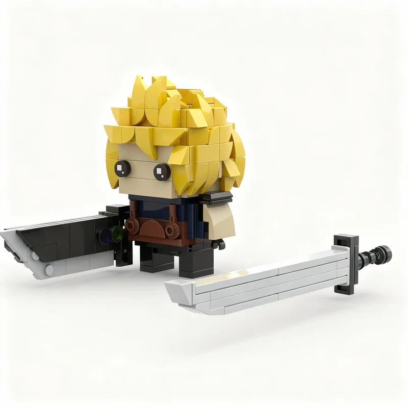 383pcs-moc-cloud-sephiroth-brickheadz-model-building-blocks-construction-collection-assemble-birthday-education-brick-craft