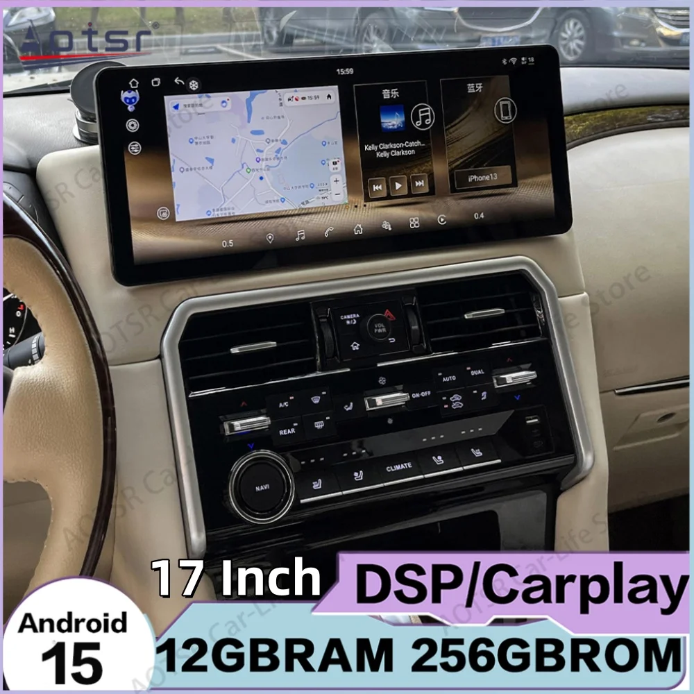 

For Nissan Patrol Y62 QX80 2010~2022 Upgrade 2025 Style Android Multimedia Car Radio GPS Navigation Audio Car Stereo Head Unit